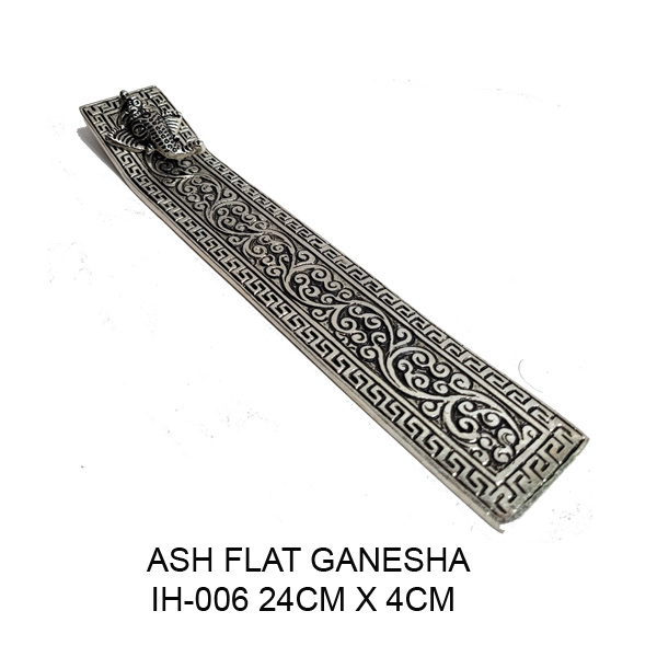 ASH-METAL-GANESHA-IH006 Ash flat Ganesha IH006