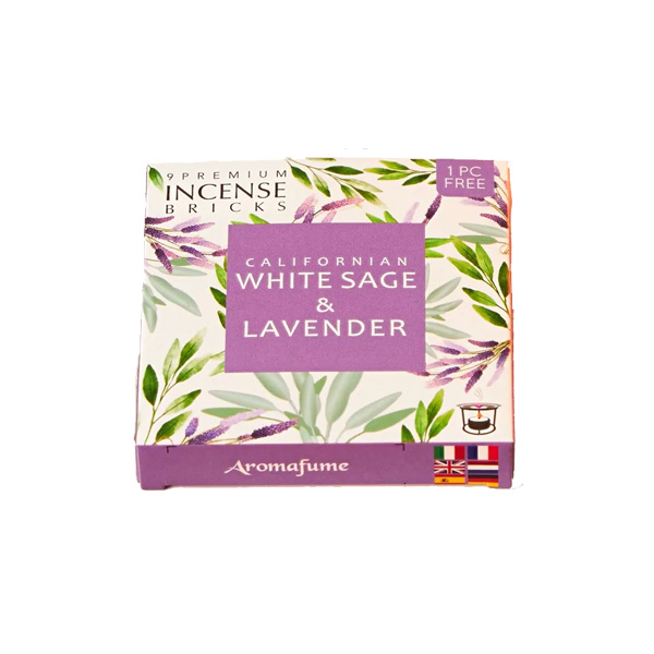 Aromafume-WS-Lavender Aromafume White Sage lavender Bricks