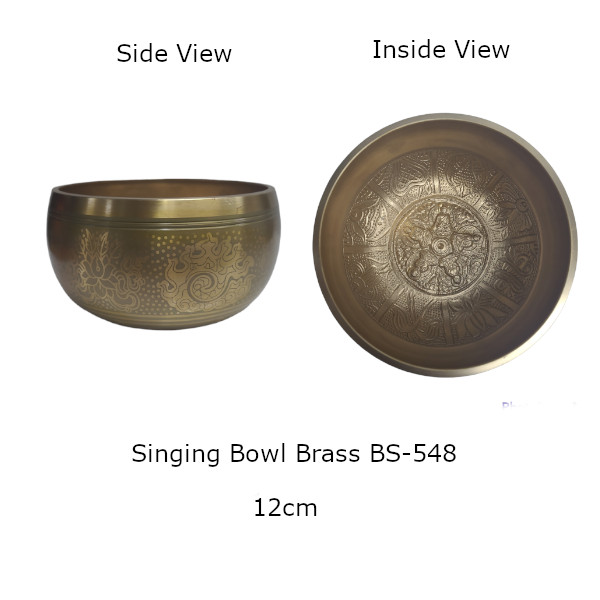 Singingbowl BS-548 12cm Singing bowl brass BS-548 12cm