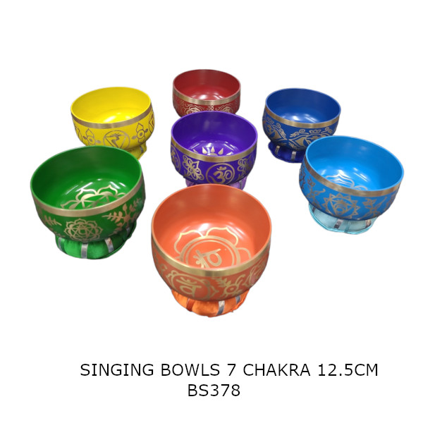 Sing Bowls 7 Chakra BS378 Singing Bowls 7 Chakra BS378