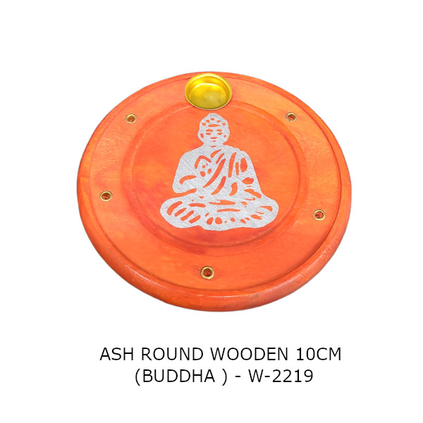 Ash wood round buddha W-2219 Ash wood round buddha W-2219