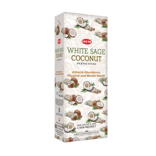 Hem White sage Coconut hex Hem White sage Coconut hex