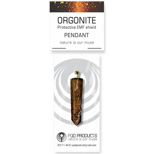 Pod Organite Resin Terminated Pendant Pod Organite Resin Terminated Pendant